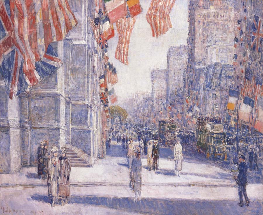 Early Morning on the Avenue in May 1917